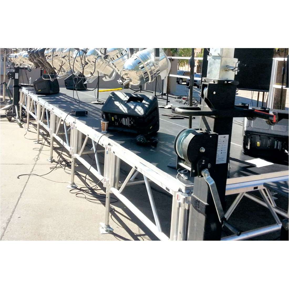 All Terrain 12x16 Outdoor Stage System 24  48  High Industrial Finish f2