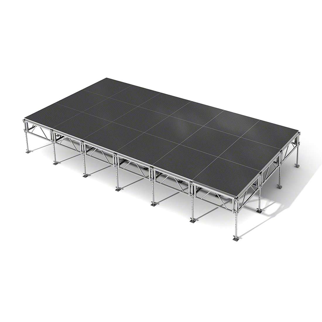 All-Terrain 12'x24' Outdoor Stage System, 24"-48" High (Industrial Finish)