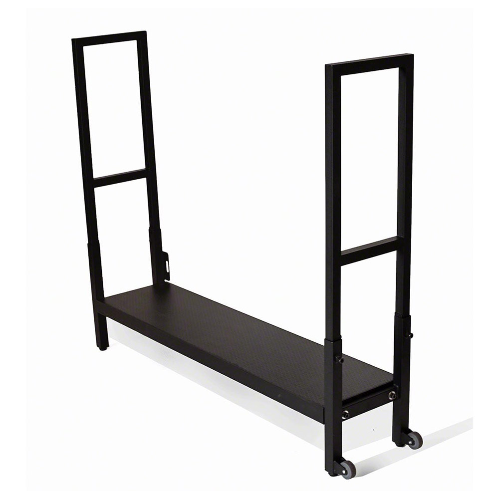 IntelliStage 1-Step Stage Stairs with Wheels and Handrails
