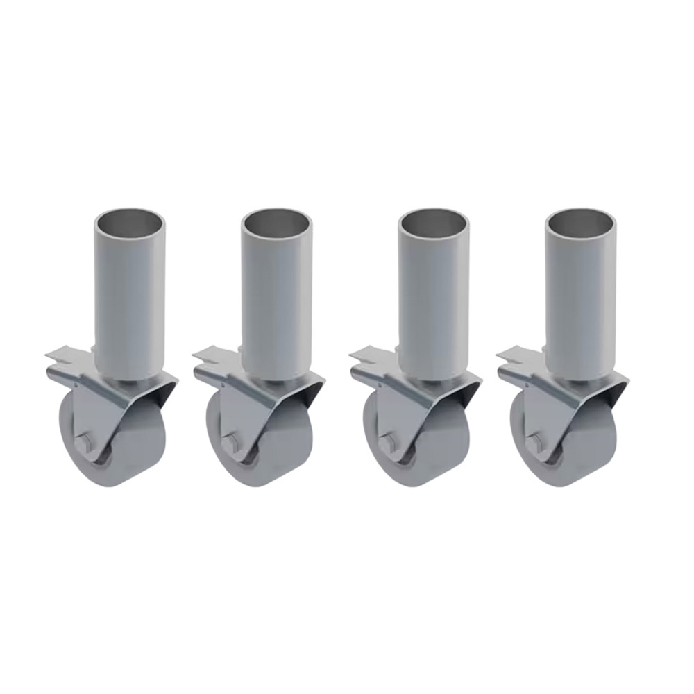 High Stage Legs with Casters with Brakes