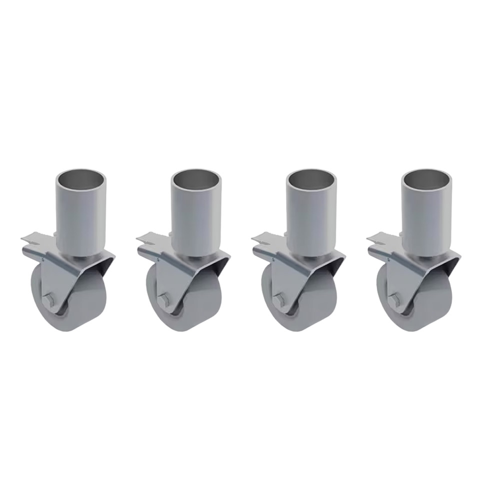 QuickLock Staging 8" High Stage Legs with Casters with Brakes