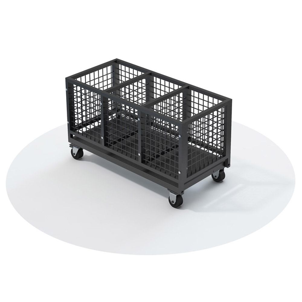 QuickLock Staging Leg & Hardware Storage Cart 01