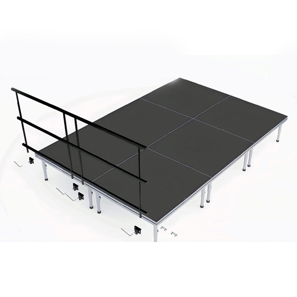 QuickLock Staging 4' Stage Guard Rail