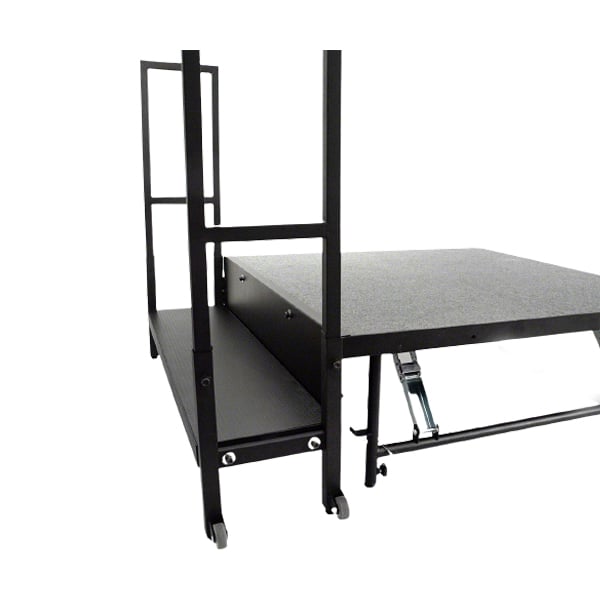 Staging 101 1 Step Fixed Stairs with Handrails