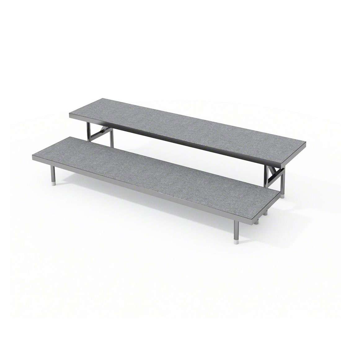 Staging 101 2 Tier Straight Standing Choral Risers f2