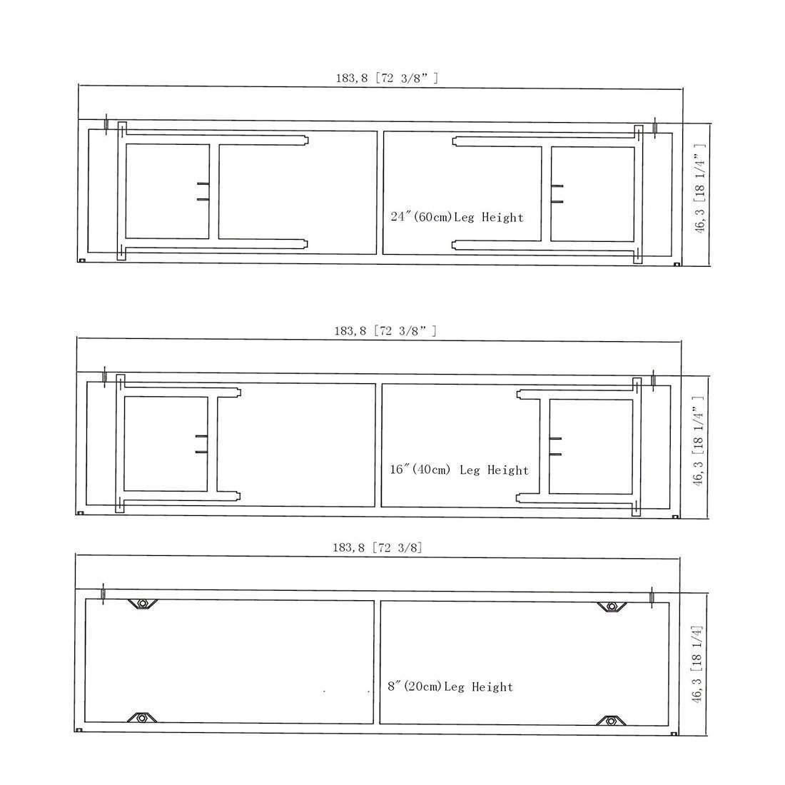 Staging 101 3 Tier Straight Standing Choral Riser f3