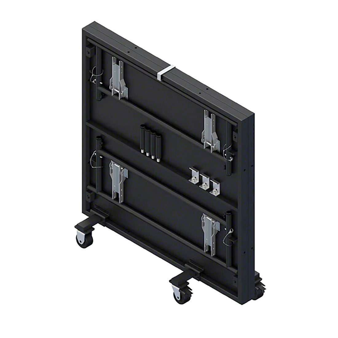 Staging 101 4x8 Mobile Folding Stage Adjustable Height 8  24  Carpet F5