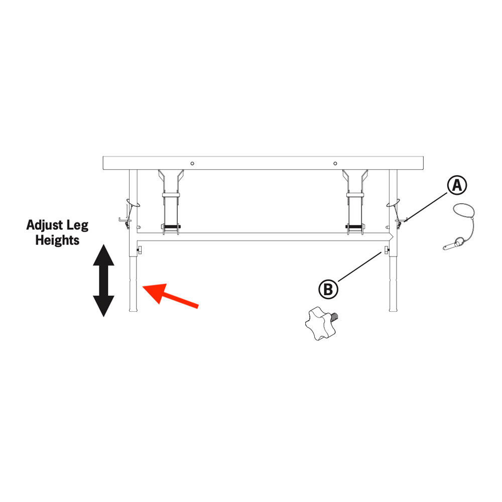 Staging 101 Leg Inserts (6 pack) ft3
