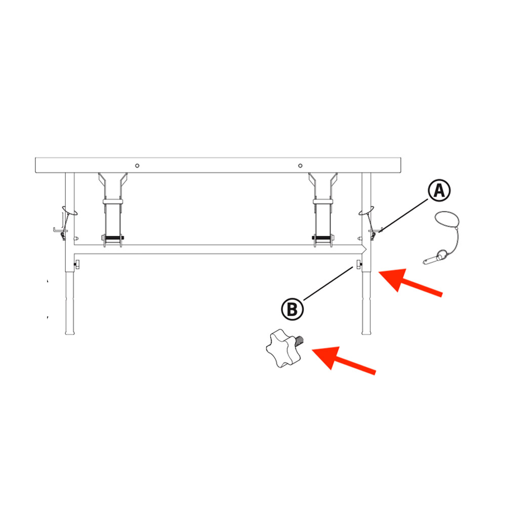 Staging 101 Leg Knobs (6 pack) FT1