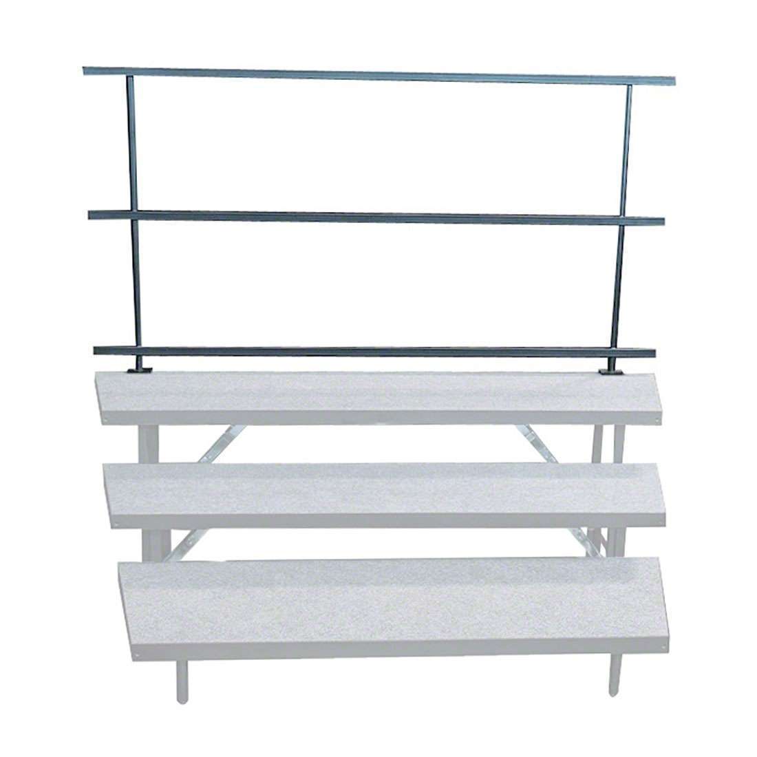Rear 6' Guard Rail for Wedged 3-Tier Choral Risers