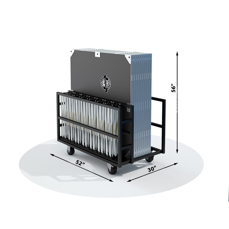 IntelliStage ISCART Stage Platform & Riser Storage Trolley